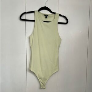 Light Green Sleeveless Bodysuit express